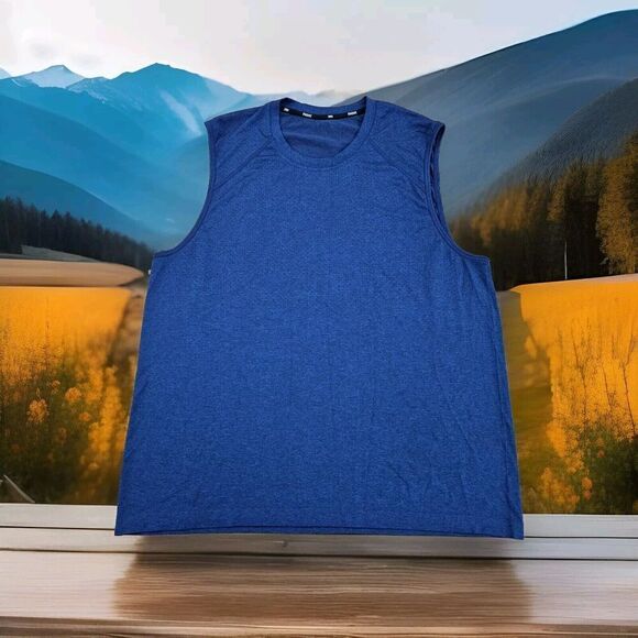 Rhone Swift Performance Tank Top Mens XL Running Sleeveless Shirt Navy Blue - Picture 1 of 9